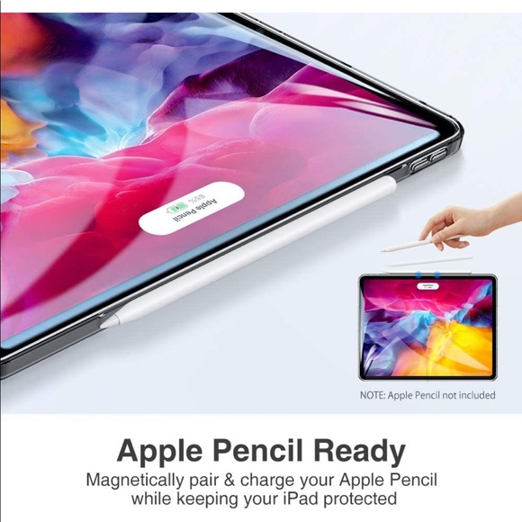 Black TPU Soft Shell Case for iPad Pro 2020 & 2018 - Picture 3 of 6